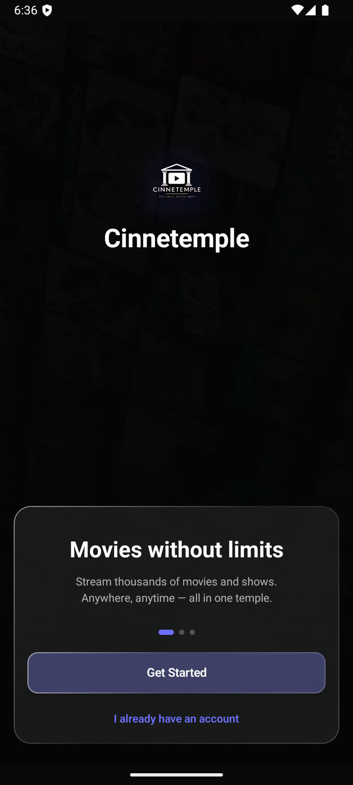 The CinneTemple app